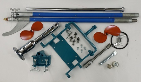 Longtail усиленный. Мотор болотоход SPS-2 комплект. L-2,2 м