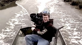 SPS Мотор-весло на воде